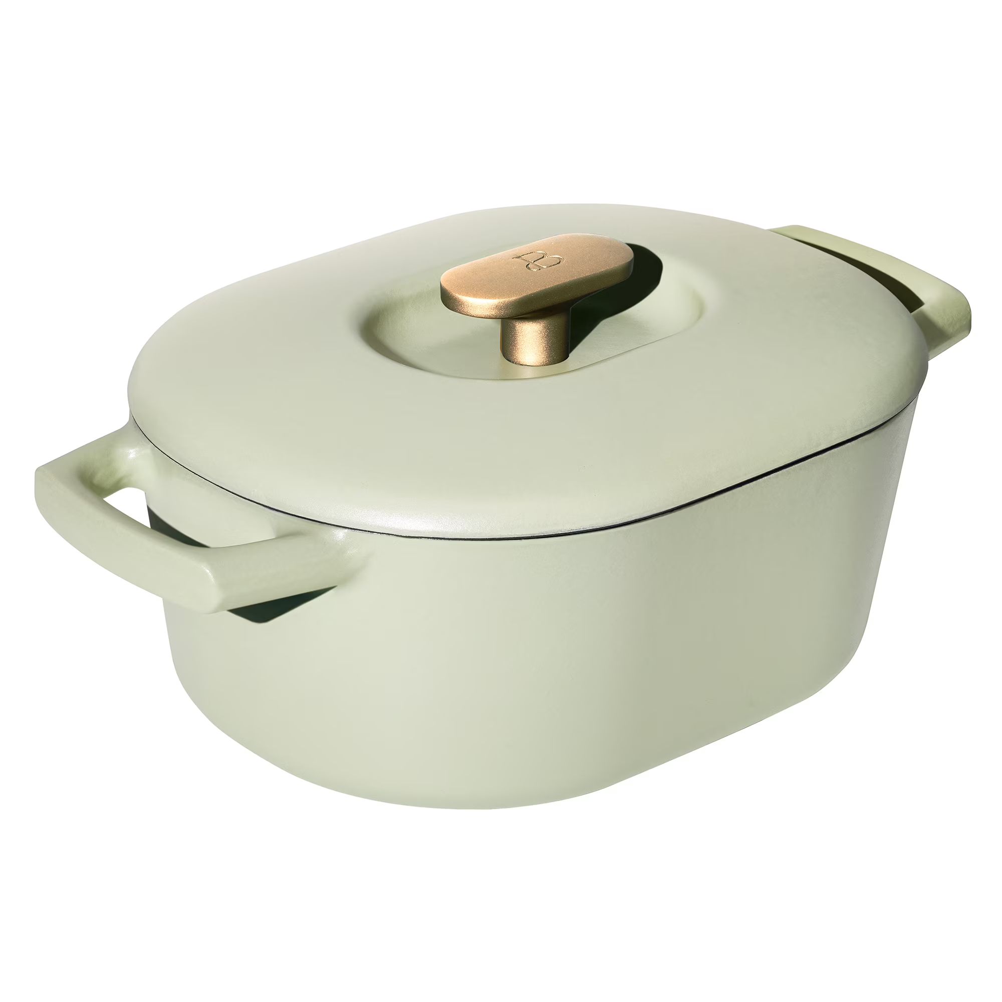 Beautiful 6 Quart Enamel Dutch Oven, Sage Green by Drew Barrymore | Walmart (US)