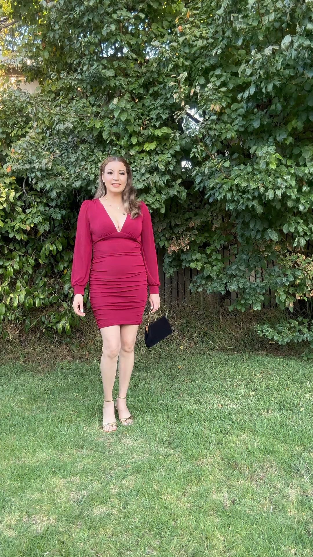 IHOT Sexy mini dress for women, with deep V neck, long sleeves lantern type, gathered, fit, for cocktail, party, club.
Size:M

#LTKHoliday #LTKGiftGuide #LTKMidsize