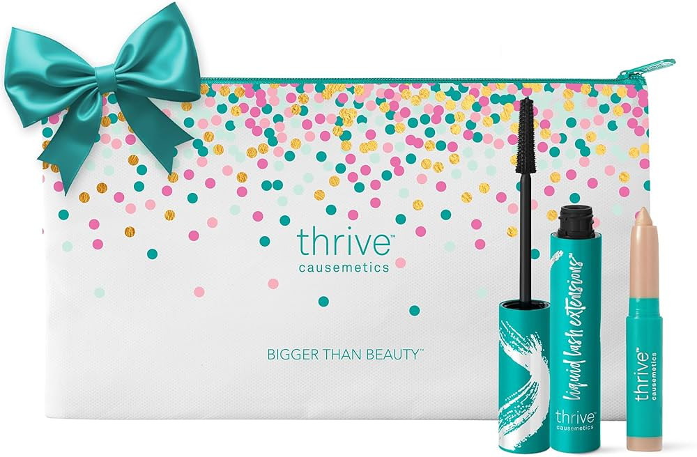 Thrive Causemetics Award-Winning Duo Kit, Makeup Gift Set for Women, Liquid Lash Extensions Masca... | Amazon (US)