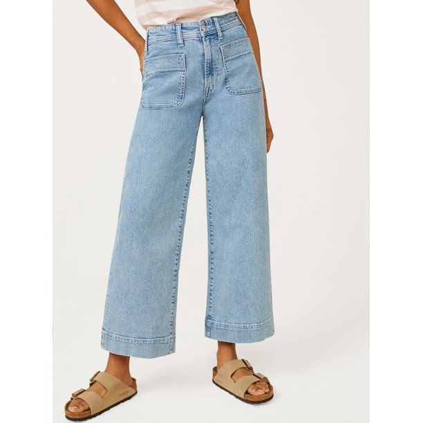 Free Assembly Women's Retro Flare Jeans | Walmart (US)