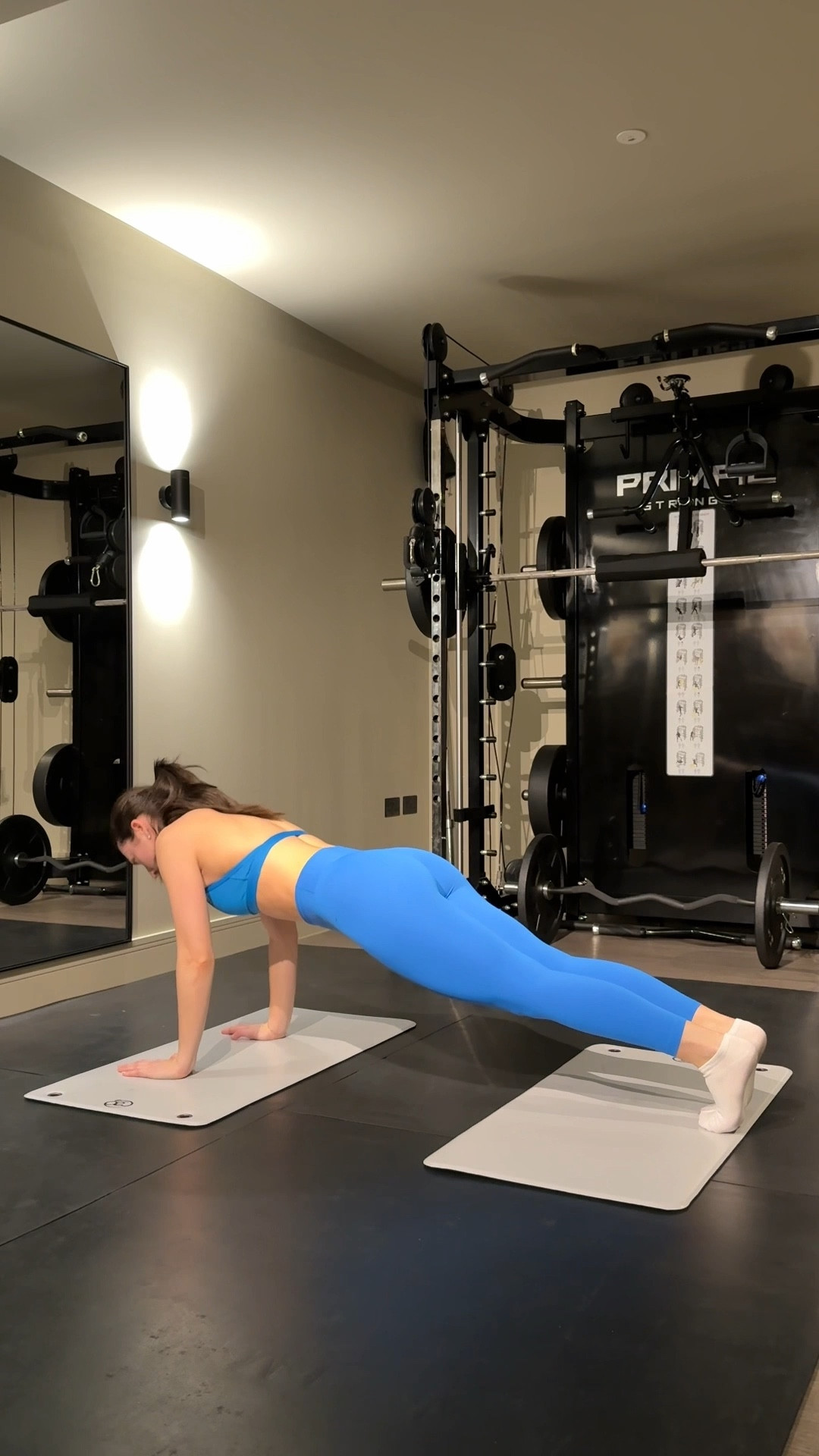 Morning movement 💙 I wear size small in the leggings and sports bra! Both come up true to size - this colour has sold out so I’ve linked a similar shade / Gymshark, activewear, fitness, activewear set, gym outfit 

#LTKFindsUnder100 #LTKfitnessgoals #LTKActive