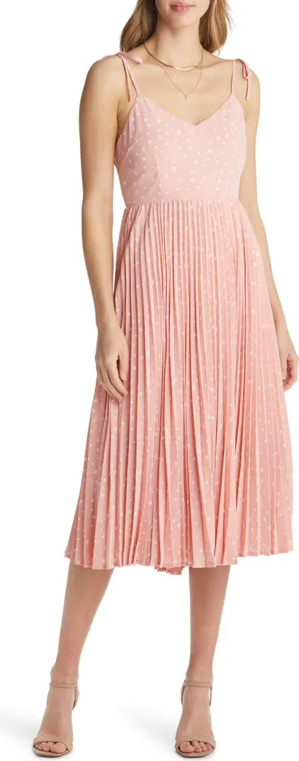 VICI Collection Pleated Midi Dress | Nordstrom | Nordstrom