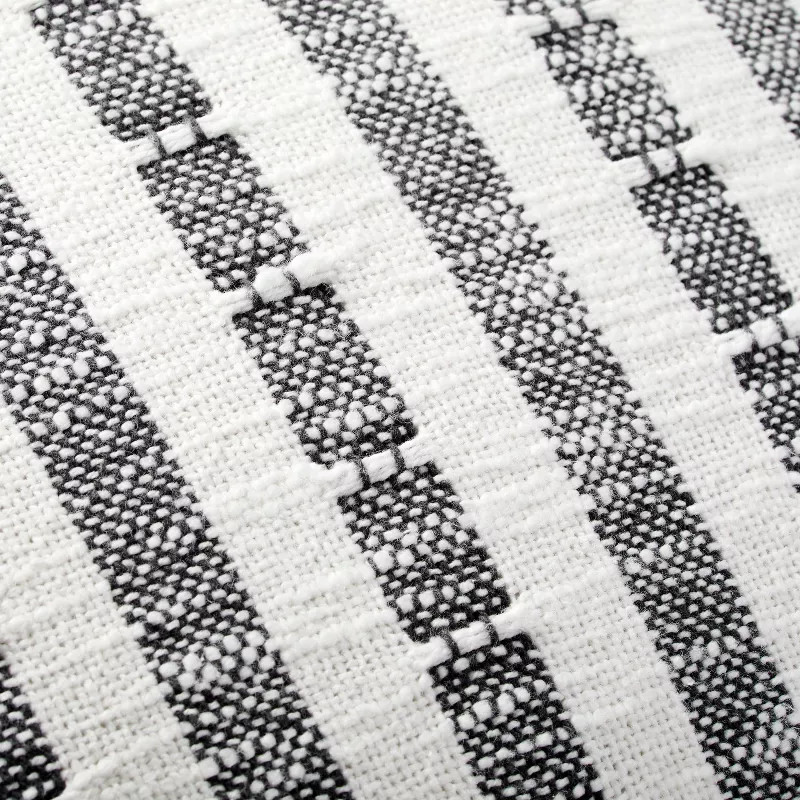 Vertical Texture Stripe Square Throw Pillow - Hearth & Hand™ with Magnolia | Target