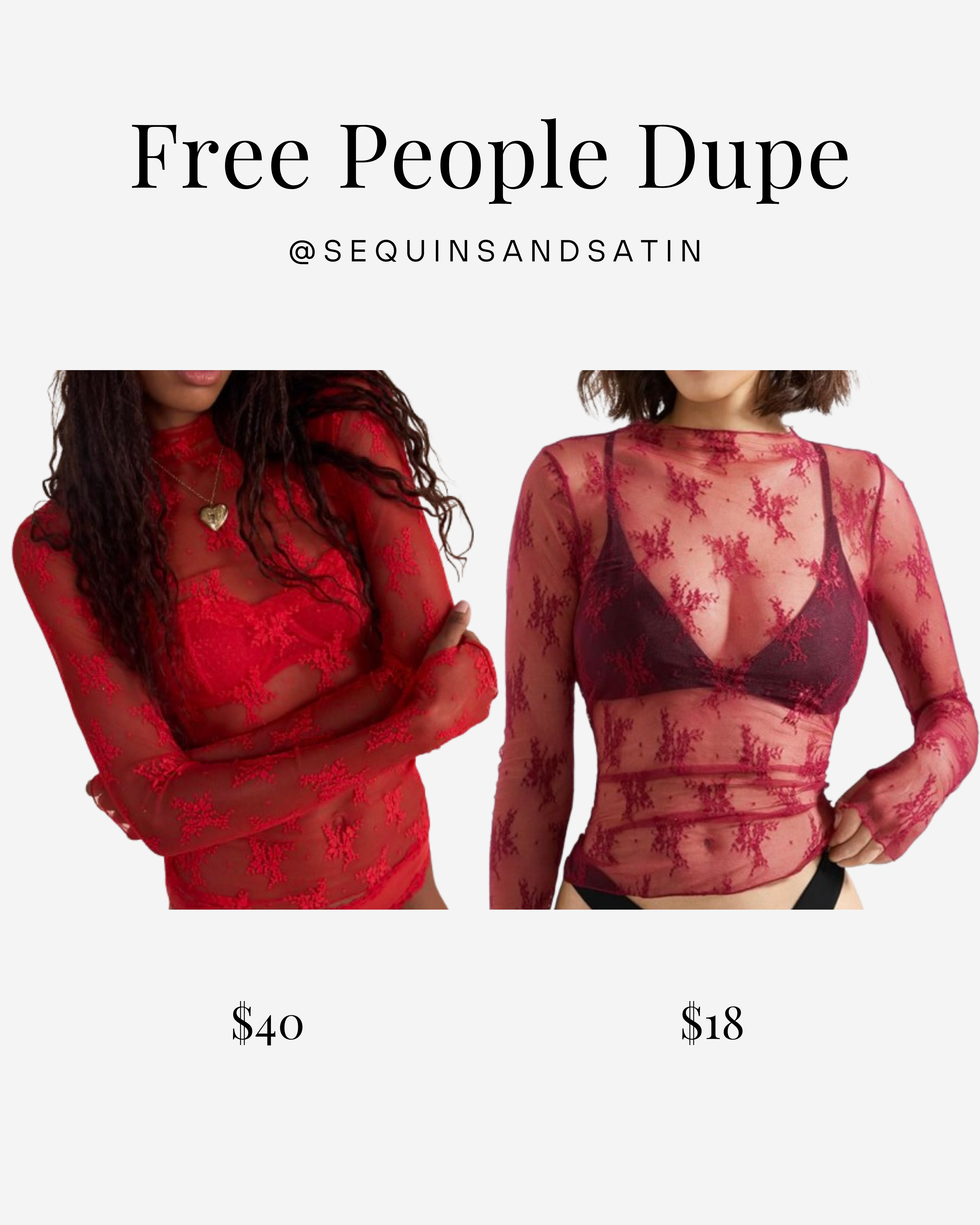 Amazon Free People Dupe for the Lady Lux Layering Top!

*NOT a knockoff, just a similar style for less $$ 

Free people dupes, Free people look alikes, Free people inspired amazon, Free people lady lux dupes, Amazon Free People, Amazon fashion finds, Amazon clothing, Amazon looks for less, Amazon clothes, Amazon activewear, free people shirt dupes, free people lace shirt dupes, affordable fashion, Amazon finds, look for less, Amazon dupes / amazon layering top / free people lady lux dupe / amazon long sleeve top / lace layering top / elevated basics outfit / free people inspired top / affordable layering top #amazonlayeringtop #layeringtop #amazonfinds #amazonfashion #affordablefashion #freepeopleinspired #LTKFindsUnder50 #LTKFindsUnder100 

 