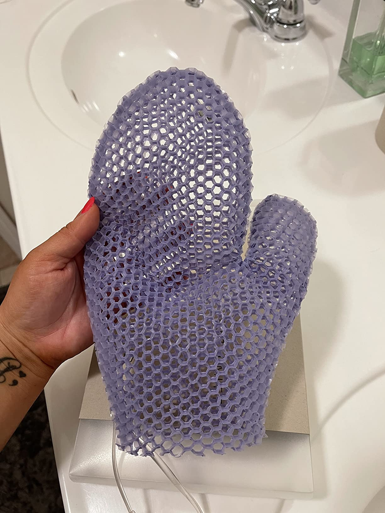 Supracor Spa Bath Mitt Body Exfoliator Face Scrub Sponge (Purple) | Amazon (US)