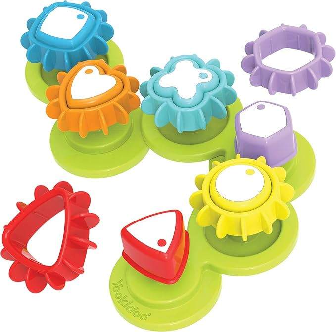 Yookidoo Shape ‘N’ Spin Gear Sorter. A Developmental Activity Toy for Kids Ages 1-3. Toddlers... | Amazon (US)