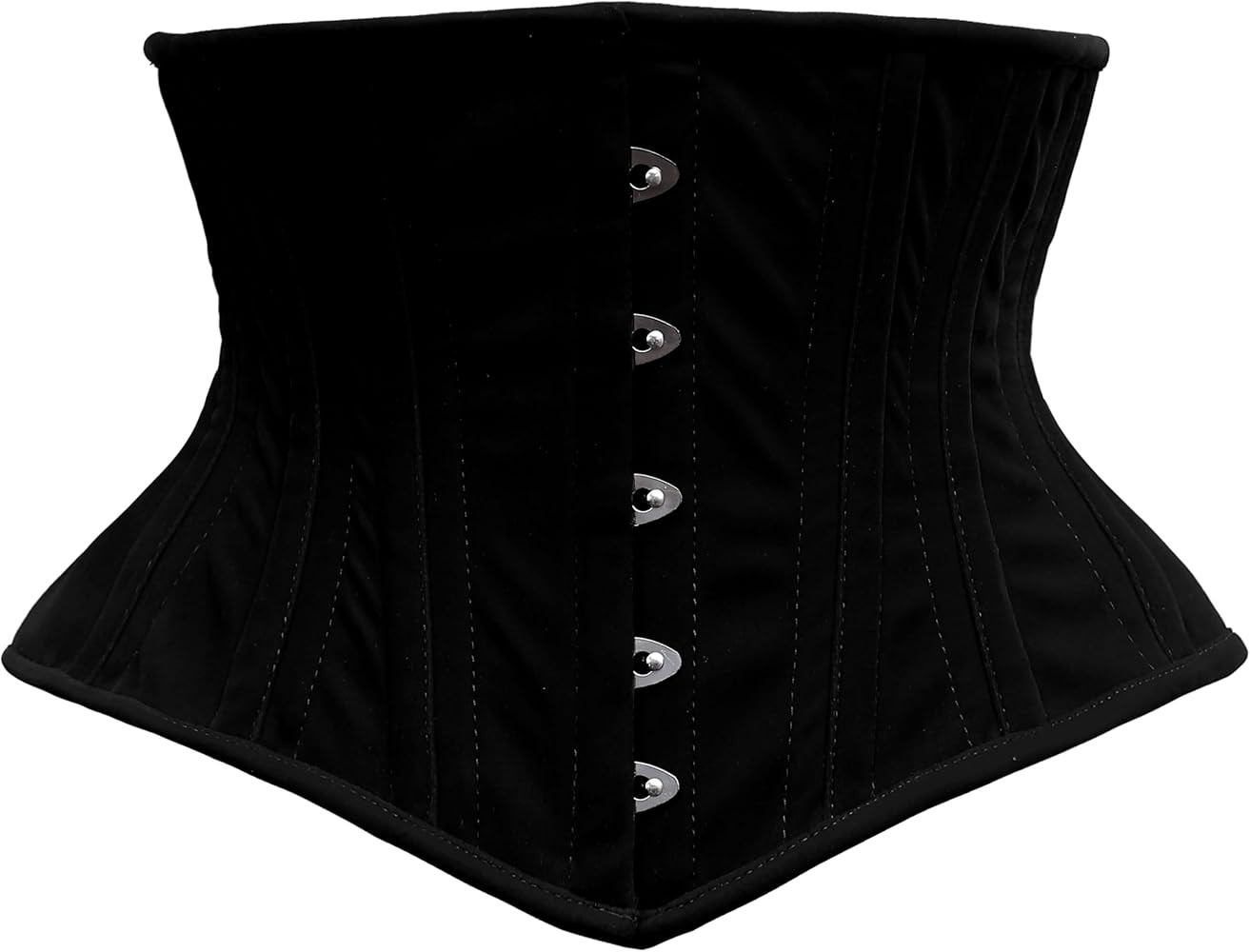 Cincnher Women's Waspie Corset Underbust Waist Training Steel Boned Corset | Amazon (US)