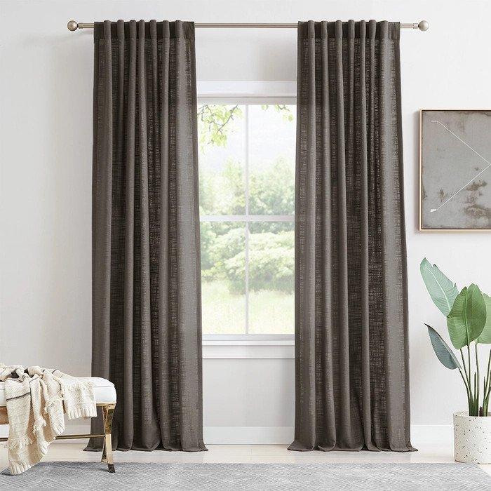 Linen Blend Curtains | Curtarra