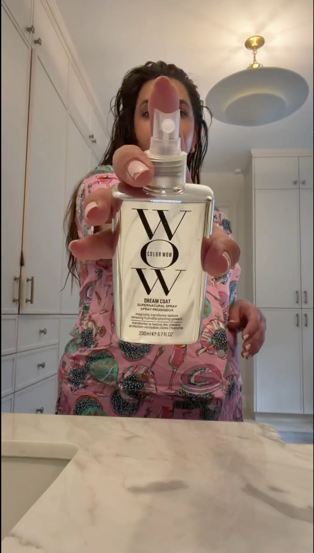 I spray this on hair to stop frizz. Works so good, especially with hot weather! 

 #LTKgrwm #LTKootd #LTKselfcare