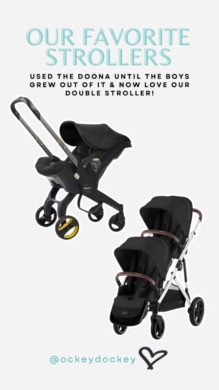 Our favorite strollers!! 

Linked them a few different places in case they sell out one spot! 

*Double stroller can be bought as double or add on seat for double! 
