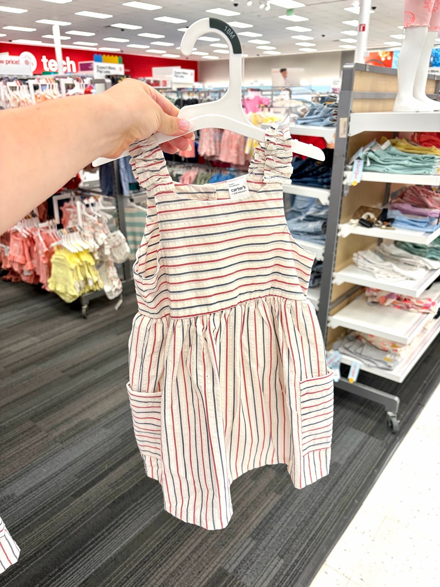 How darling is this little striped dress from Target?! Perfect for the Fourth of July! 🇺🇸

#LTKootd #LTKgrwm #LTKBaby