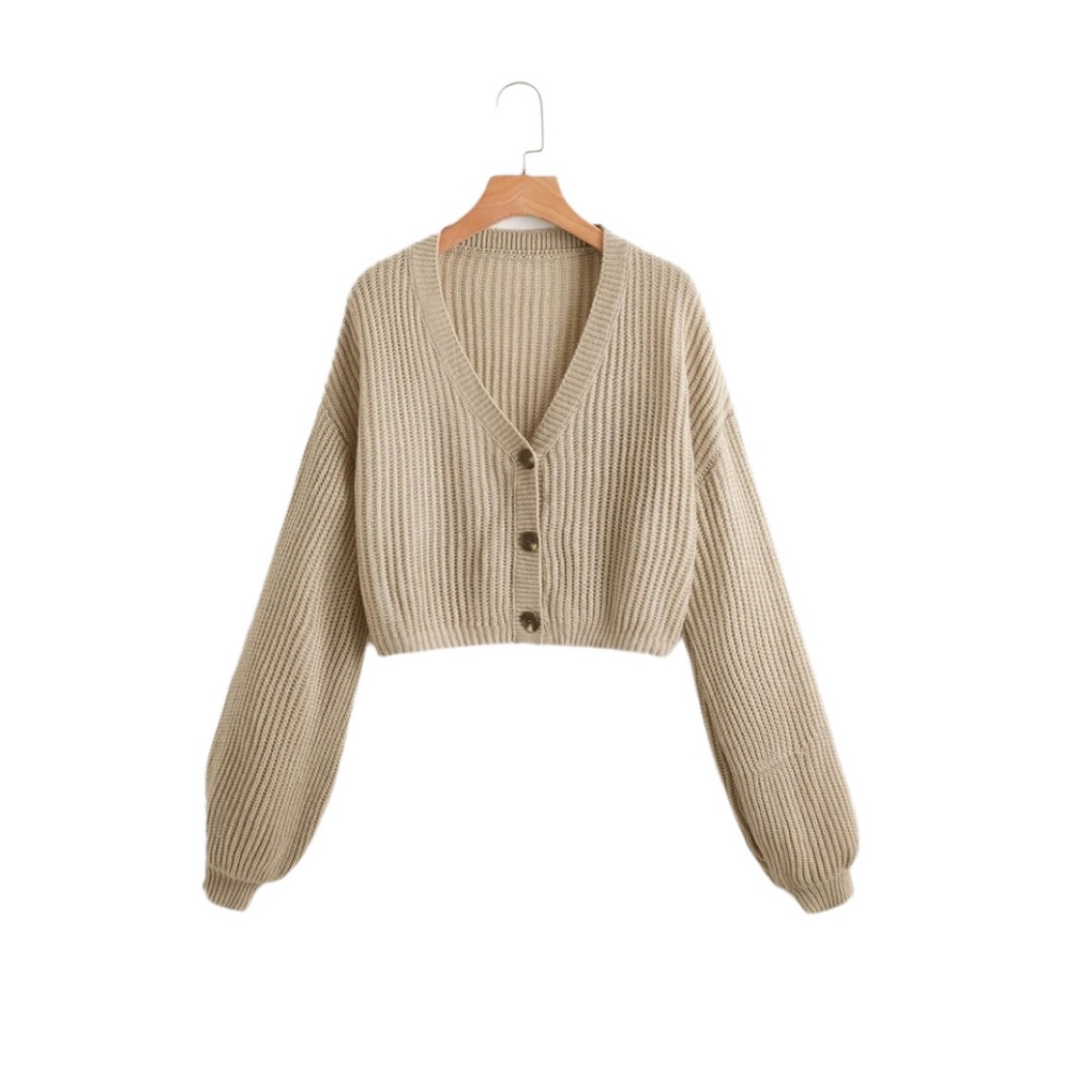 Cropped neutral button down sweater- fall staple! Dress up with a skirt or wear with jeans and boots for a more casual look! Under $15!

#LTKstyletip #LTKfindsunder50