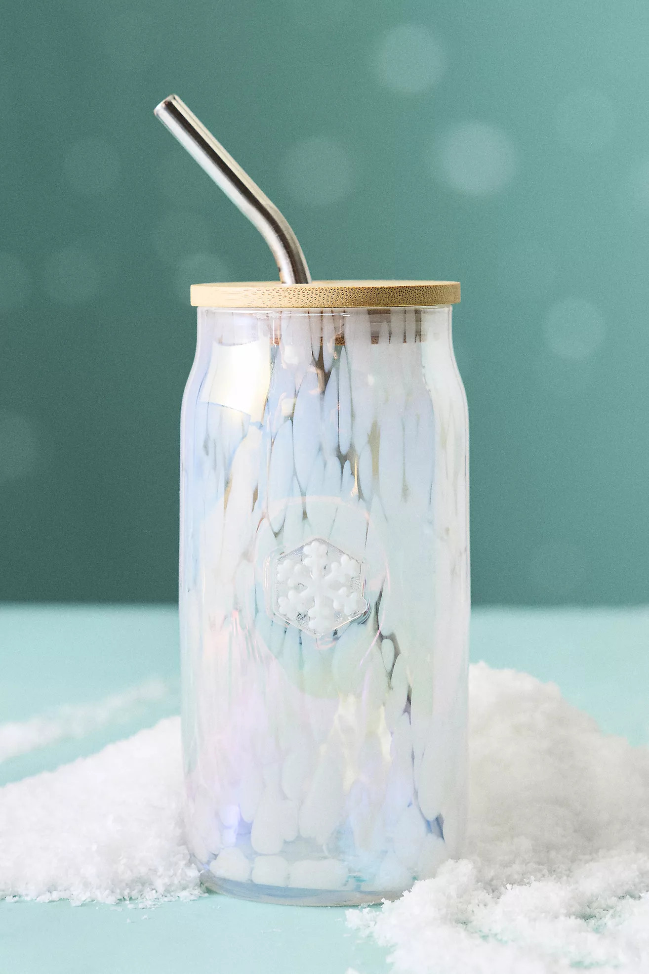 The Festive Confetti Icon Juice Glass Tumbler with Lid | Anthropologie (US)