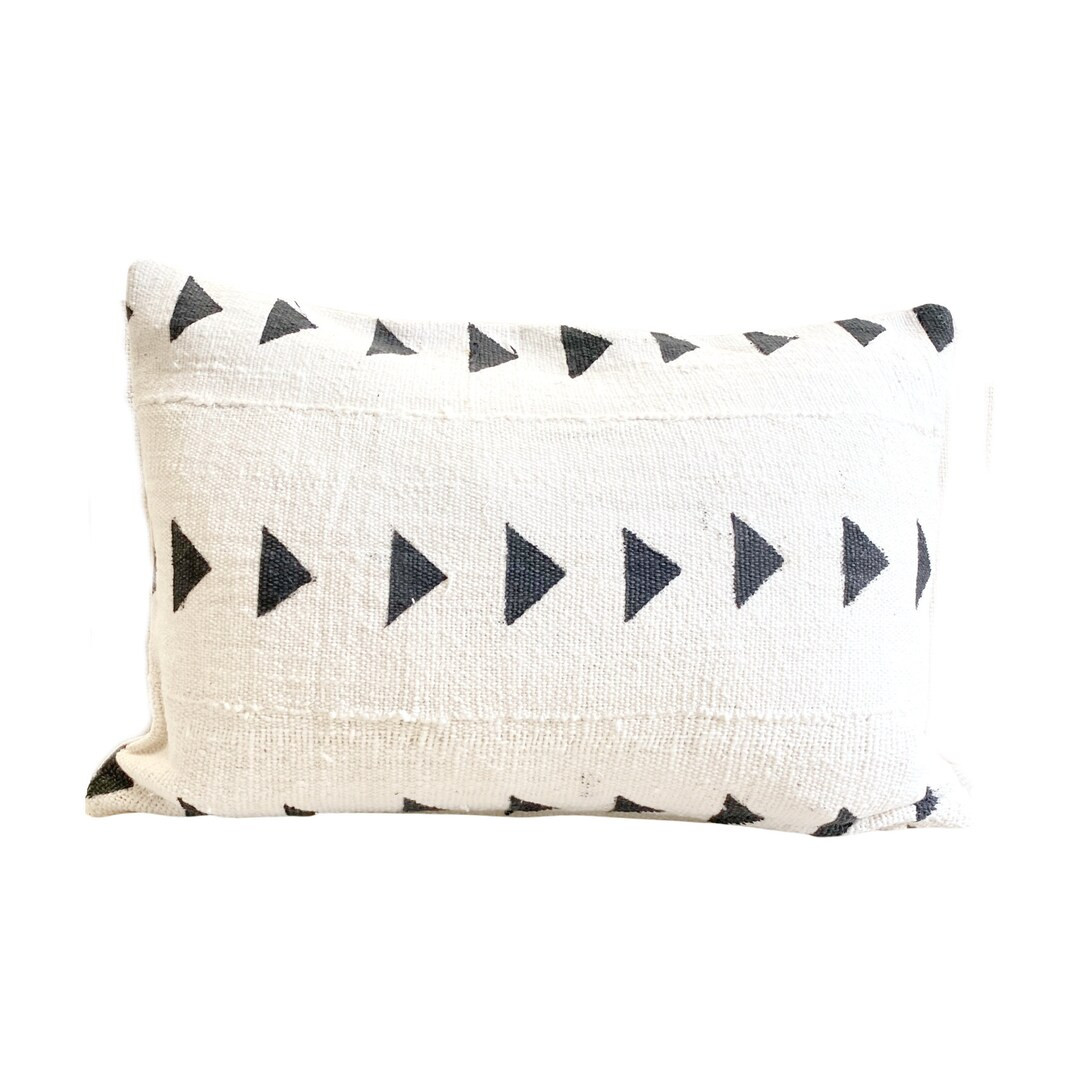THE FLINT H Authentic African Mudcloth Lumbar Pillow Cover - Etsy | Etsy (US)