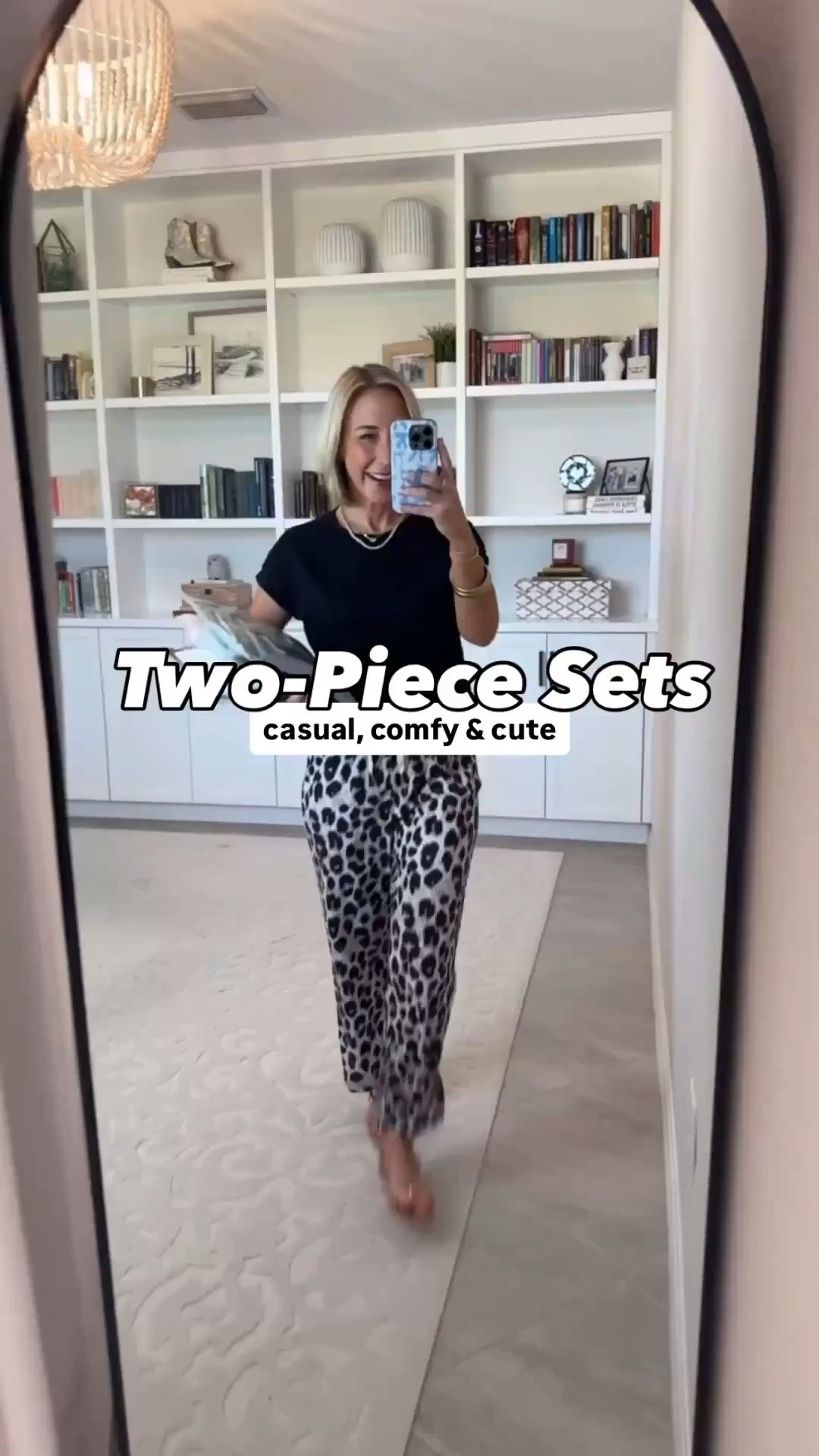 Two Piece Sets * Short Sleeve & Wide Leg Pants Two Piece Set - size Small. 11 colors. 1. Seamed Short Sleeve Top & Wide Leg Pants Two Piece Set - size Small. 11 colors. 2. Crewneck Color Block & Wide Leg Pants Two Piece Set - size Small. 13 colors. 3. V-Neck Color Block & Wide Leg Pants Two Piece Set - size Small. 12 colors. 4. V-Neck & Shorts Two Piece Set - size Small. 16 colors.

#LTKSeasonal #LTKOver40
