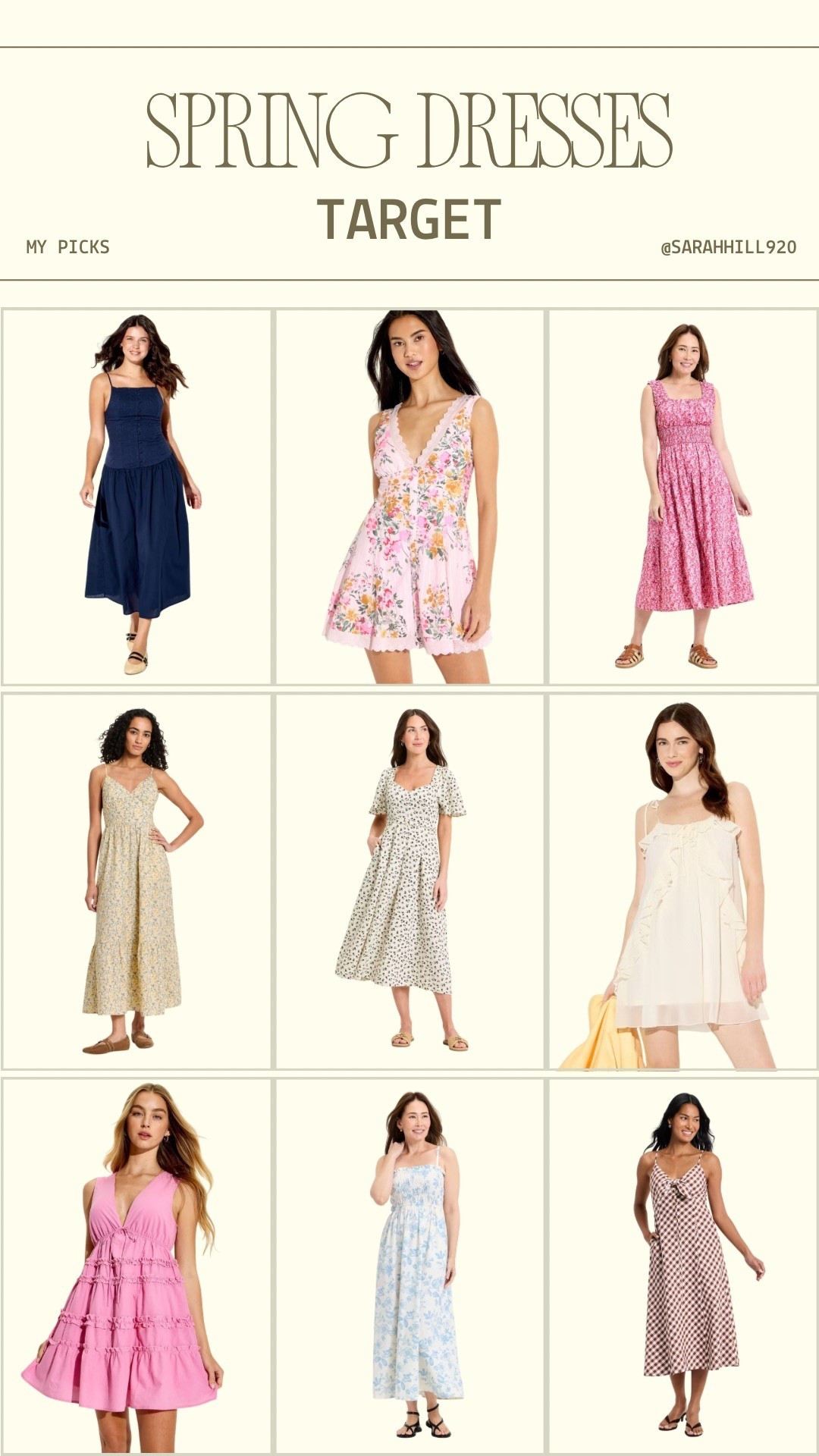 Target spring dresses! All would be so cute for Easter! 

#LTKootd #LTKSeasonal