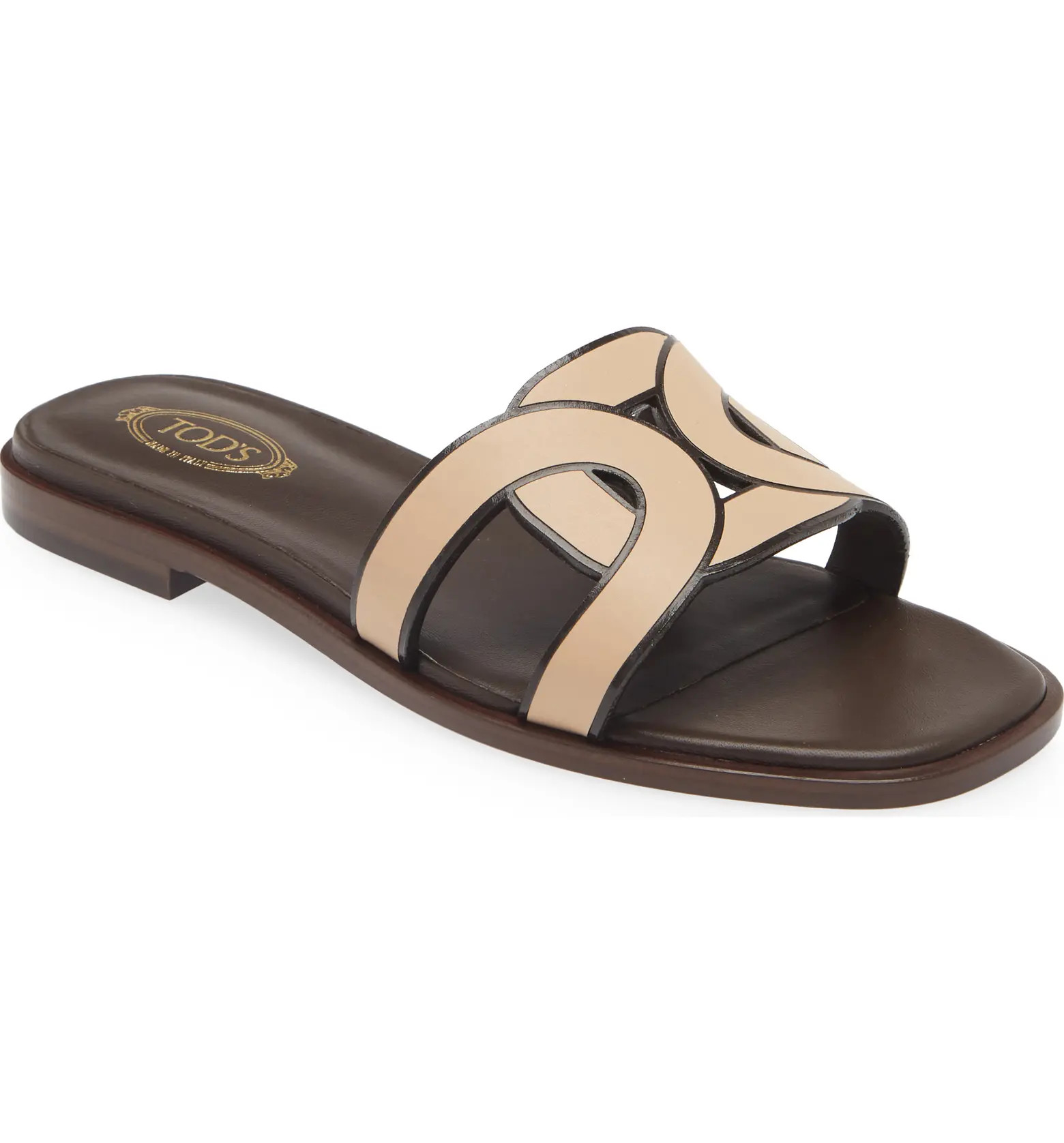 Tod's Chain Motif Slide Sandal | Nordstrom | Nordstrom