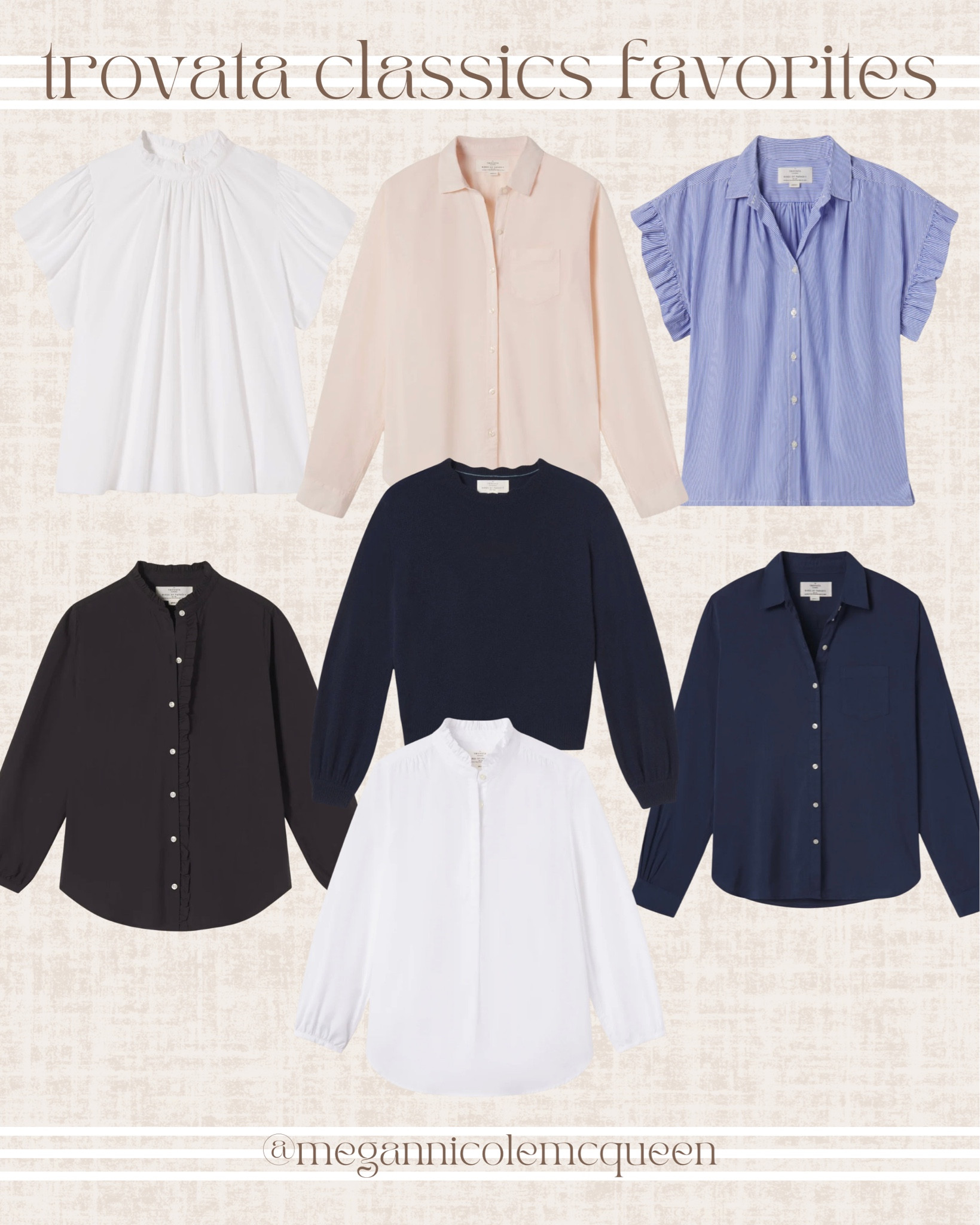 #ad | a little love note to timeless dressing with the @Trovata classics collection ♥️ i put together a few collages of my favorite pieces — the kind you reach for year after year. think crisp cotton dresses, effortless button-downs, and soft cashmere layers that feel quietly elevated but still easy to live in. these are the forever staples made for slow mornings, golden hour gatherings, and everything in between.


#LTKSeasonal #LTKootd #LTKgrwm