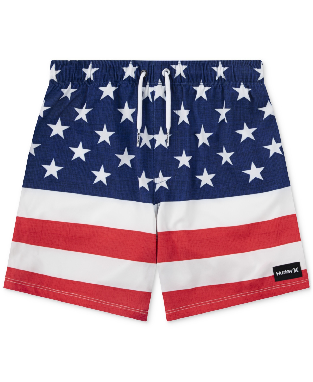 Hurley Big Boys Americana Pull-On Swim Shorts - Deep Royalblue | Macy's