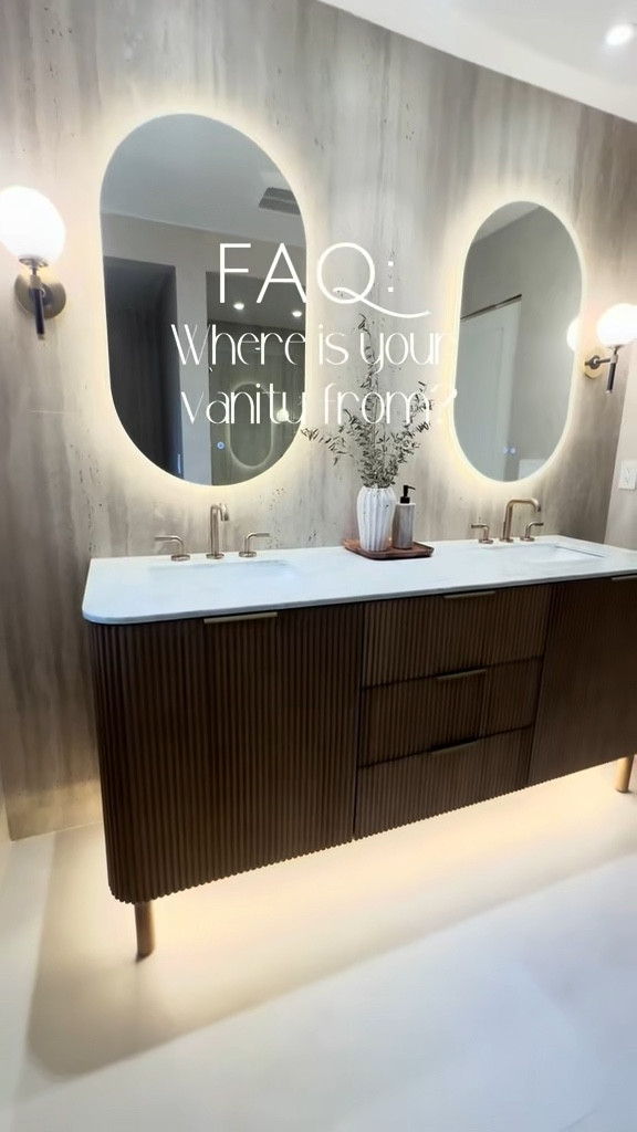The most perfect reeded vanity. 

#LTKHome