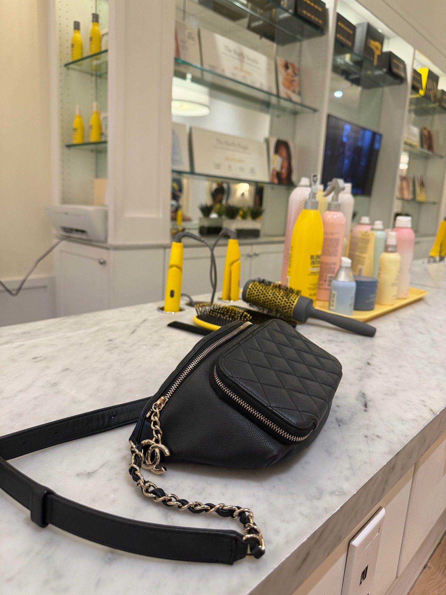 Chanel Handbag 
Chanel Fanny pack 
Luxe Handbag 

@Fashionphile

#LTKSeasonal #LTKootd #LTKmomlife