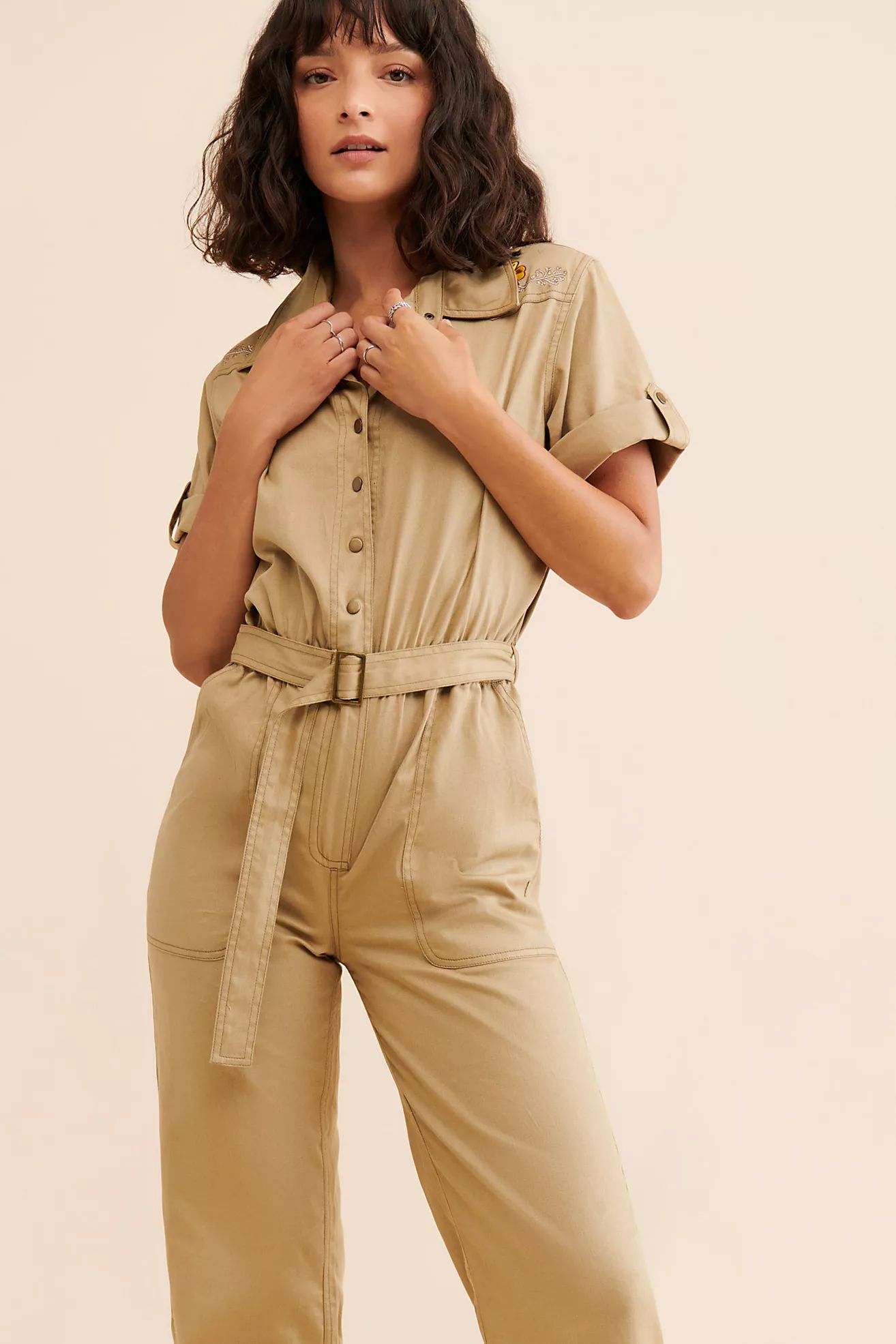 Spell & The Gypsy Foxglove Embroidered Coveralls | Free People (Global - UK&FR Excluded)