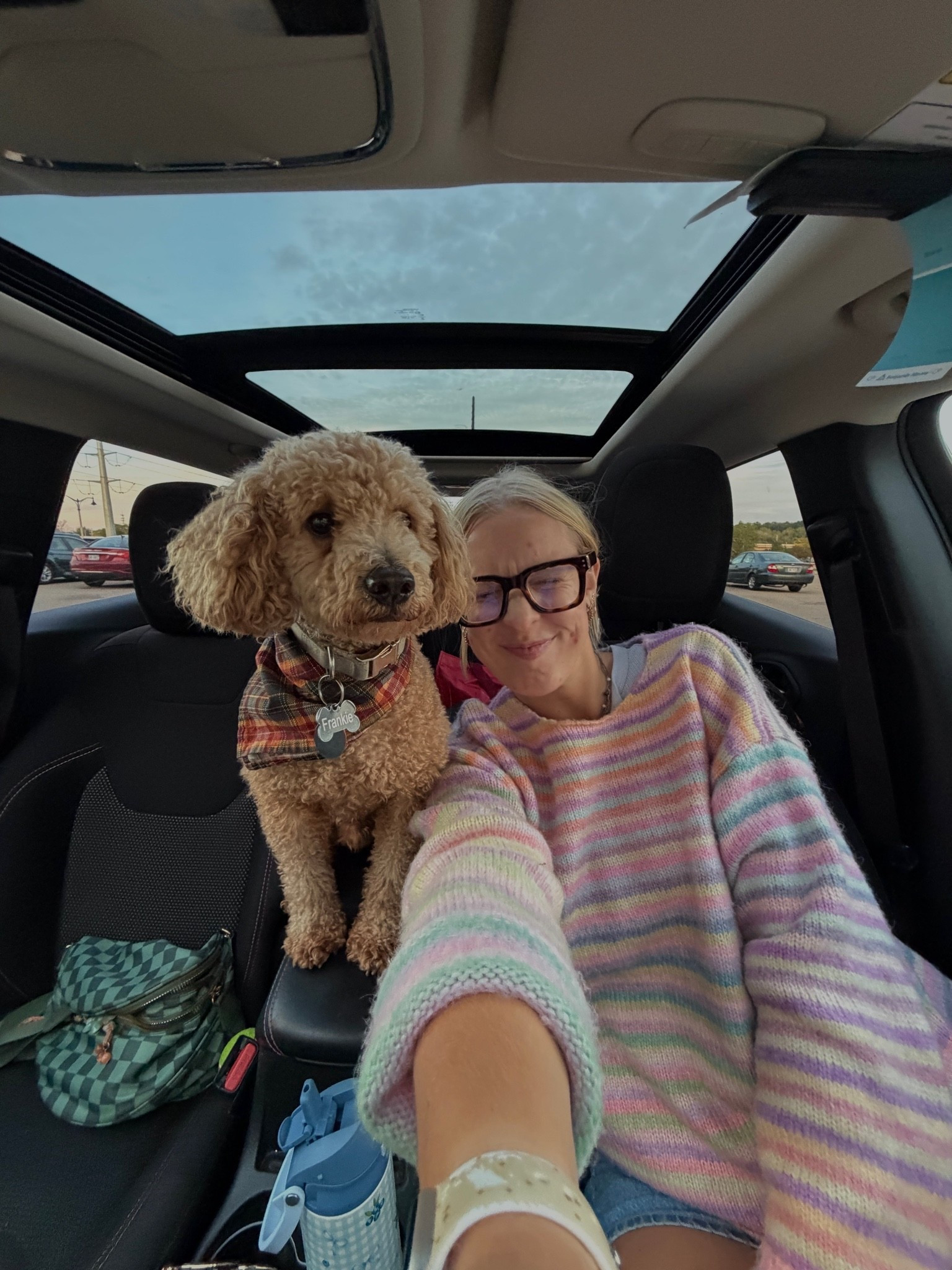Sunday grocery run w/ Frankieee— 09.27.26 🌤️🐶🛍️

4 in denim shorts from Old Navy
sweater is from Lily’s in Paoli (the CUTEST pastel colors!!!!)
Small in light blue button up tank top from @Target 

summer outfits, summer swimsuits, Target outfits, Target finds, Target deals, swimsuit deals, Wild Fable swimsuits, Old Navy denim, Old Navy shorts, Old Navy finds, Old Navy deals, Amazon finds, Amazon hats, trucker hats, Amazon deal, Prime Deal Days, outfit of the day

#LTKootd #LTKdayinmylife #LTKfoodie