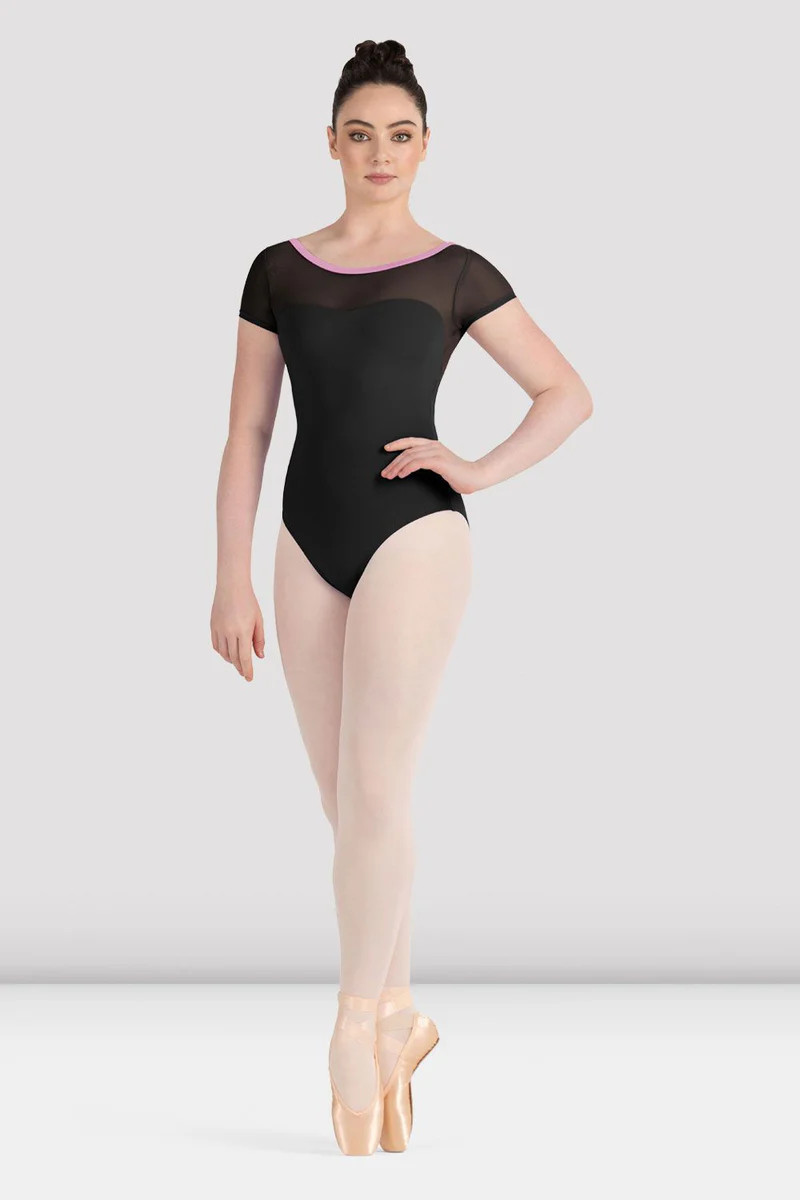 Ladies Calypso Cap Sleeve Leotard, Black | Bloch UK, US & EU