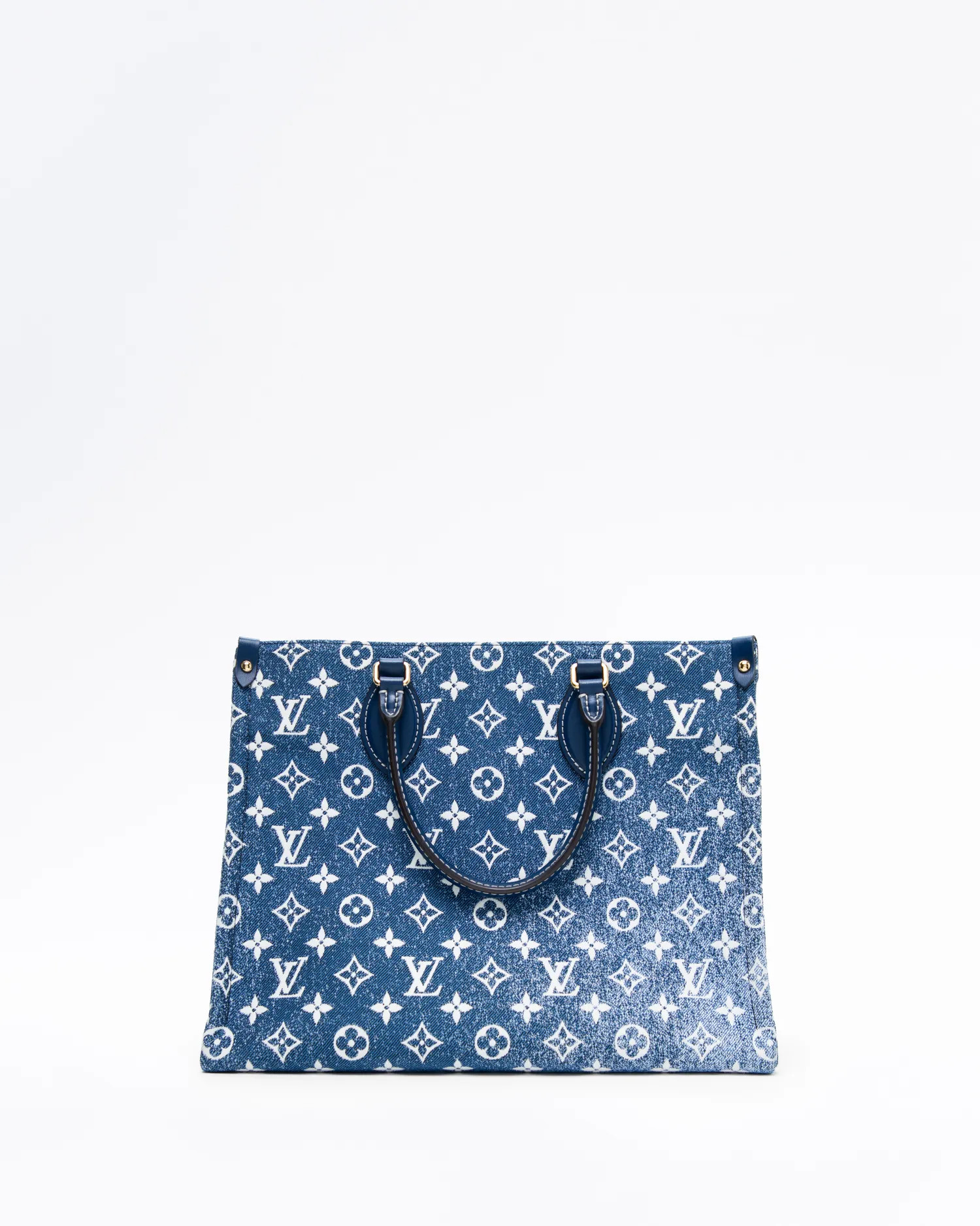 Limited Edition Denim Monogram Onthego MM | Vivrelle