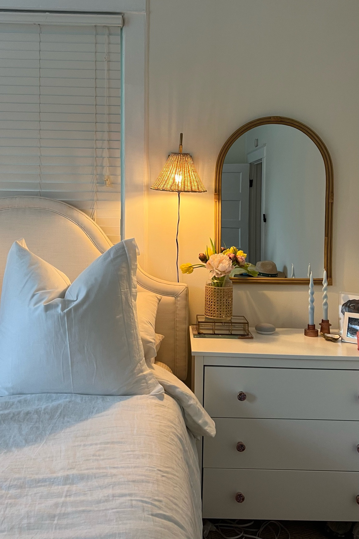 fav room decor🌸🌷🌼

queen bed measurements 
26x26 euro pillows

#LTKHome #LTKFamily #LTKStyleTip