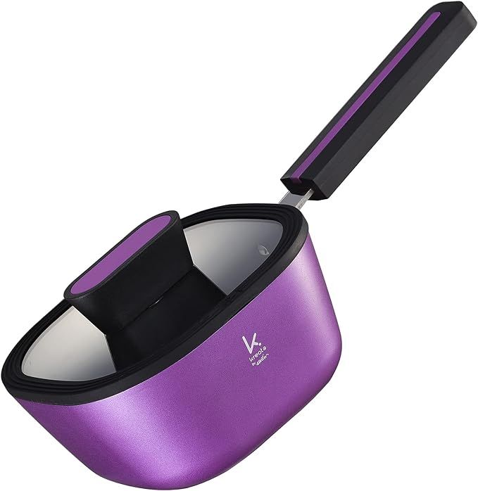 Todamu Saucepan,Small Saucepan,Pot With Tempered Glass Lid,Forged Aluminum,Teflon Classic,Bakelit... | Amazon (US)