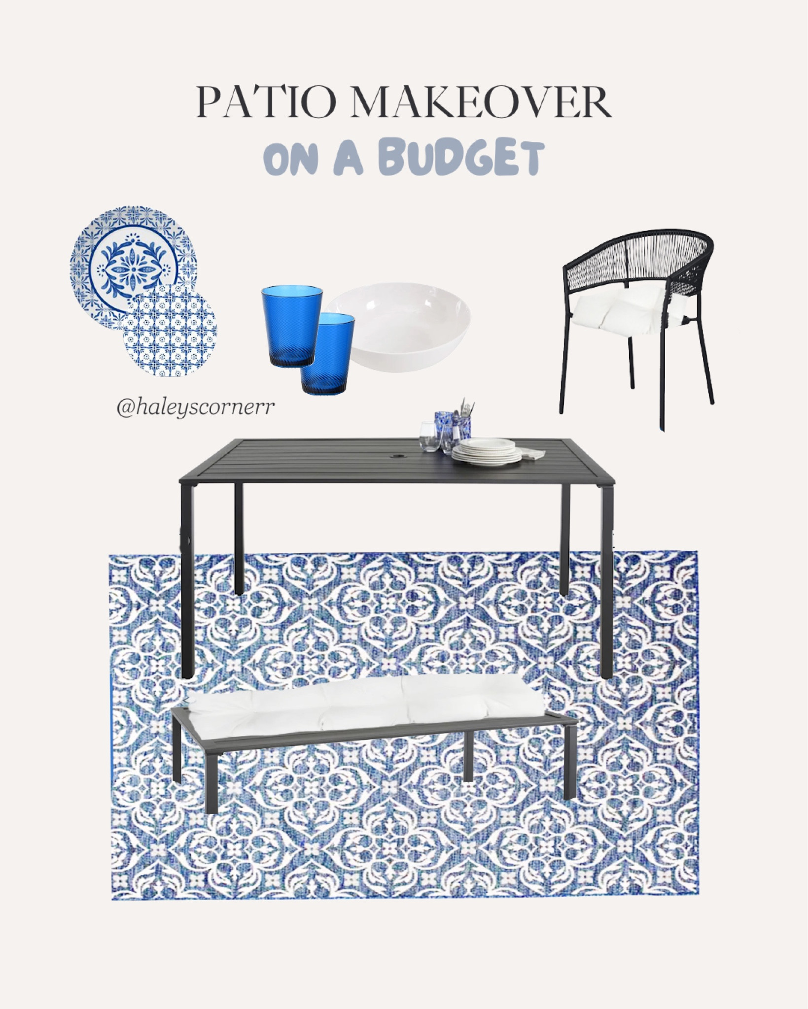 Coastal Patio Makeover on a Budget! 

#LTKpatio #LTKseasonal #LTKparties