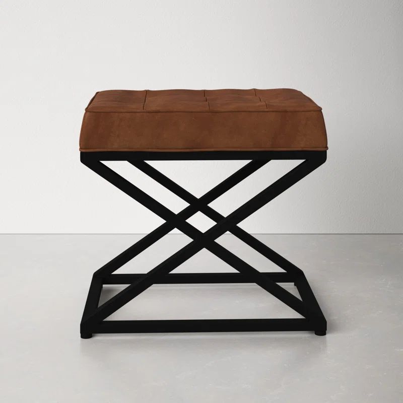 Pearson Leather Ottoman | Wayfair North America