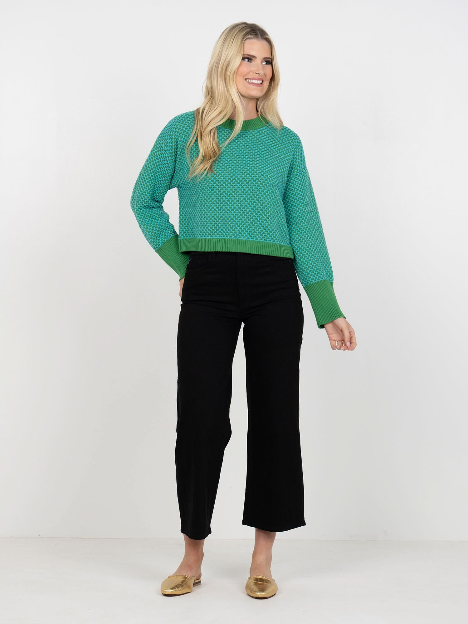 Boxy Sweater in Jellybean | Emily McCarthy