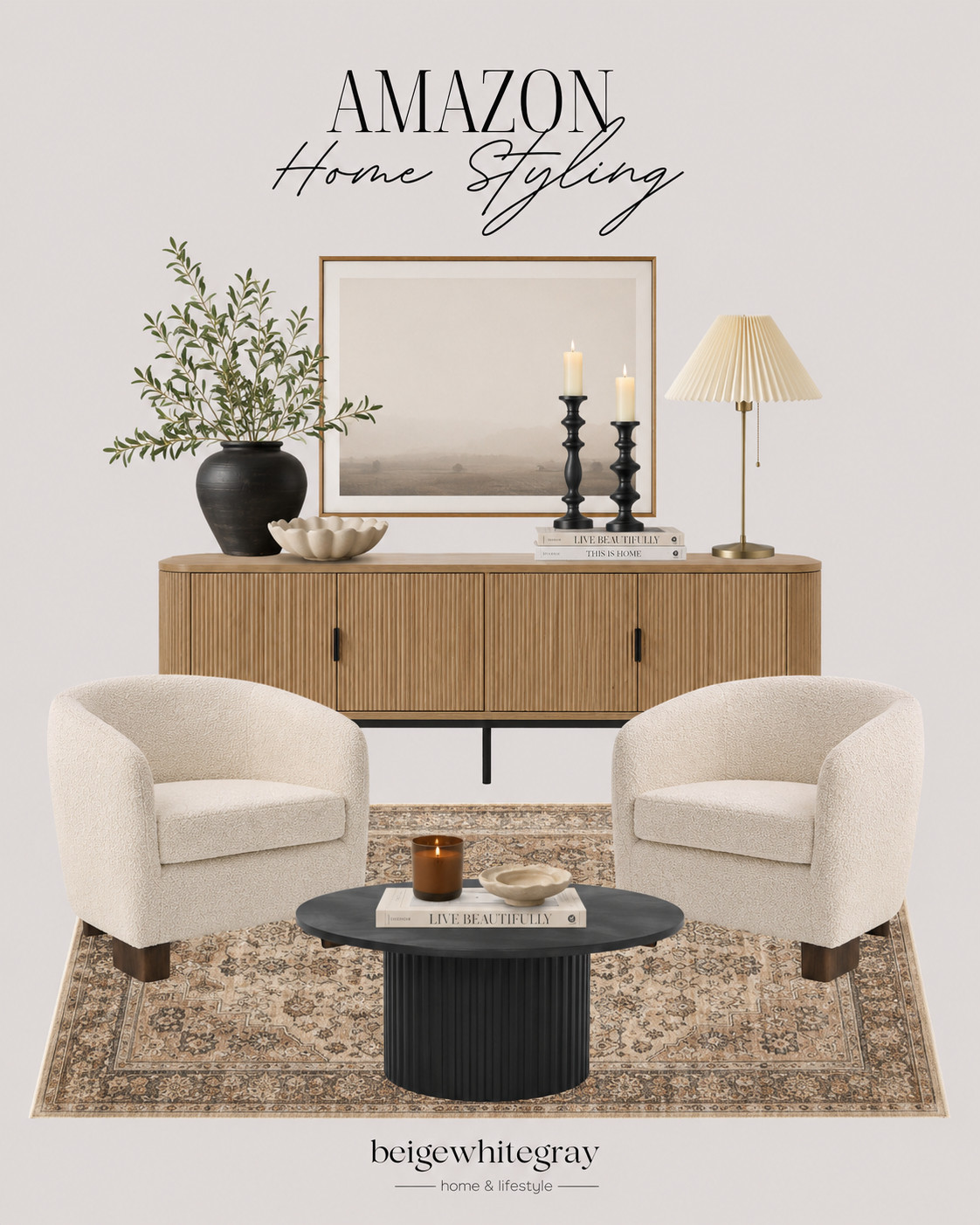 Refresh your living room with these cozy touches from Amazon. Perfect for snuggling up this season! #HomeDecor #AmazonFinds