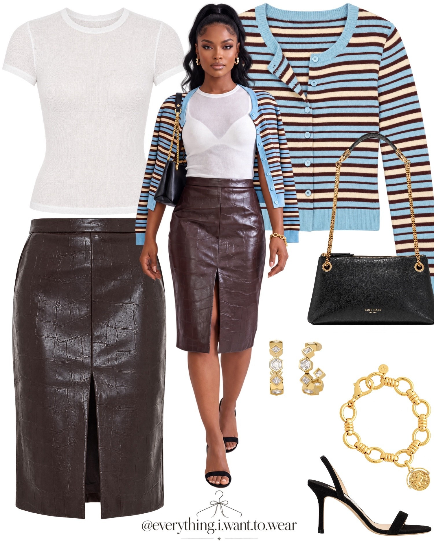 DATE NIGHT, DECIDED 🍷✨

3 looks for tonight — a striped cardigan + croc skirt combo that's equal parts prep and polish, a wrapped white top with snakeskin boots for texture play, and a leather jacket + leopard mini for when you want main character energy.

Swipe to see all 3 →

date night outfit ideas, croc skirt outfit, snakeskin boots outfit, leopard mini skirt, leather jacket outfit, striped cardigan style.

#DateNightOutfit #FallOutfitIdeas #StyleInspo #NightOutLook

#LTKootd