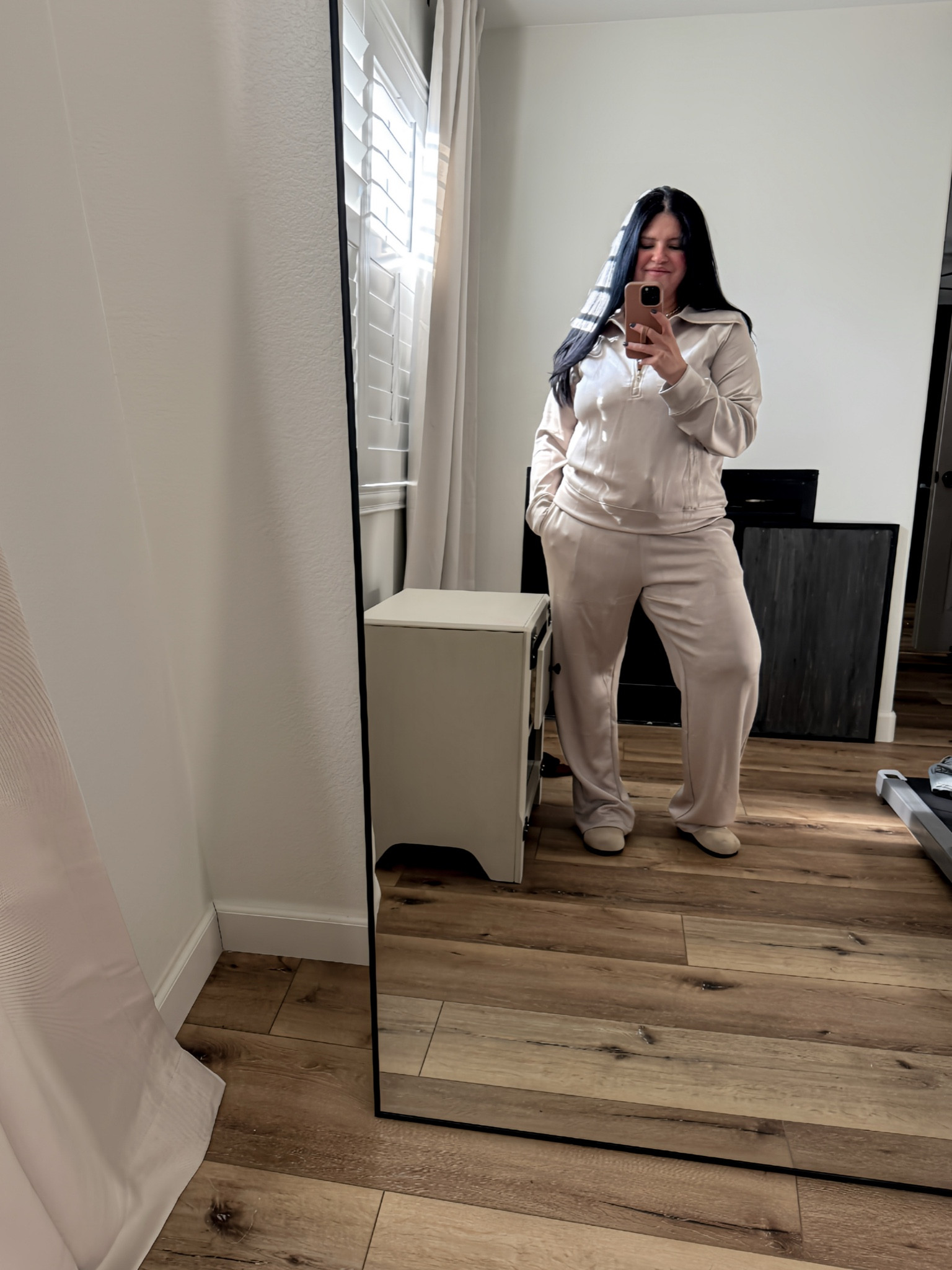 Wearing a large. I also have it in black 🤩. Perfect for postpartum moms or when you wanna feel put together but be comfy too 😘. 

#LTKFindsUnder100 #LTKBump #LTKStyleTip