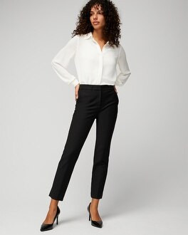 Comfort Stretch Slim Ankle Pants | White House Black Market