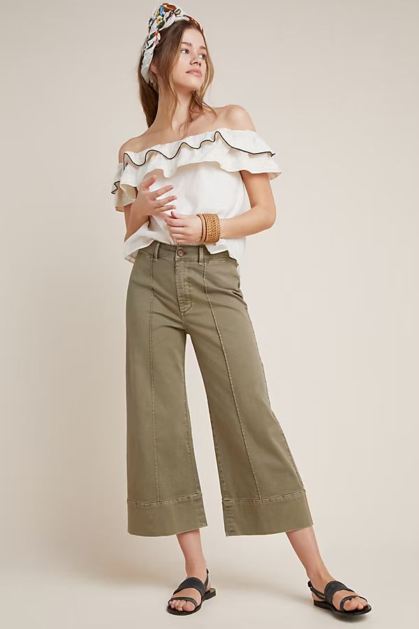 Pintucked Chino Pants | Anthropologie (US)