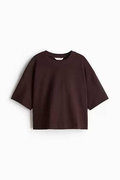 H & M - Oversized T-shirt - Brown | H&M (US + CA)