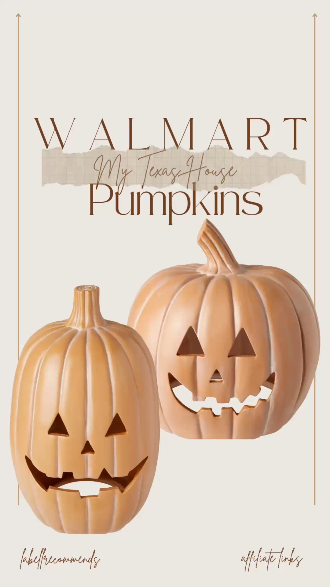 🎃 Just dropped TODAY: The My Texas House Halloween collection at Walmart… and y’all, this Jack-O-Lantern is the star of the show!

I’m calling it now—this one’s going to sell out fast. Affordable, neutral, and aesthetic? Fall girlies, you already know what to do. 🧡

#HalloweenDecor #FallHomeDecor #MyTexasHouse #WalmartFinds #NeutralHalloween

halloween jack-o-lantern decor, neutral fall decorations walmart, my texas house halloween collection, affordable halloween home decor, walmart fall decor 2025, aesthetic pumpkin decorations, trending halloween decorations for front porch

#LTKHalloween #LTKHome #LTKSeasonal