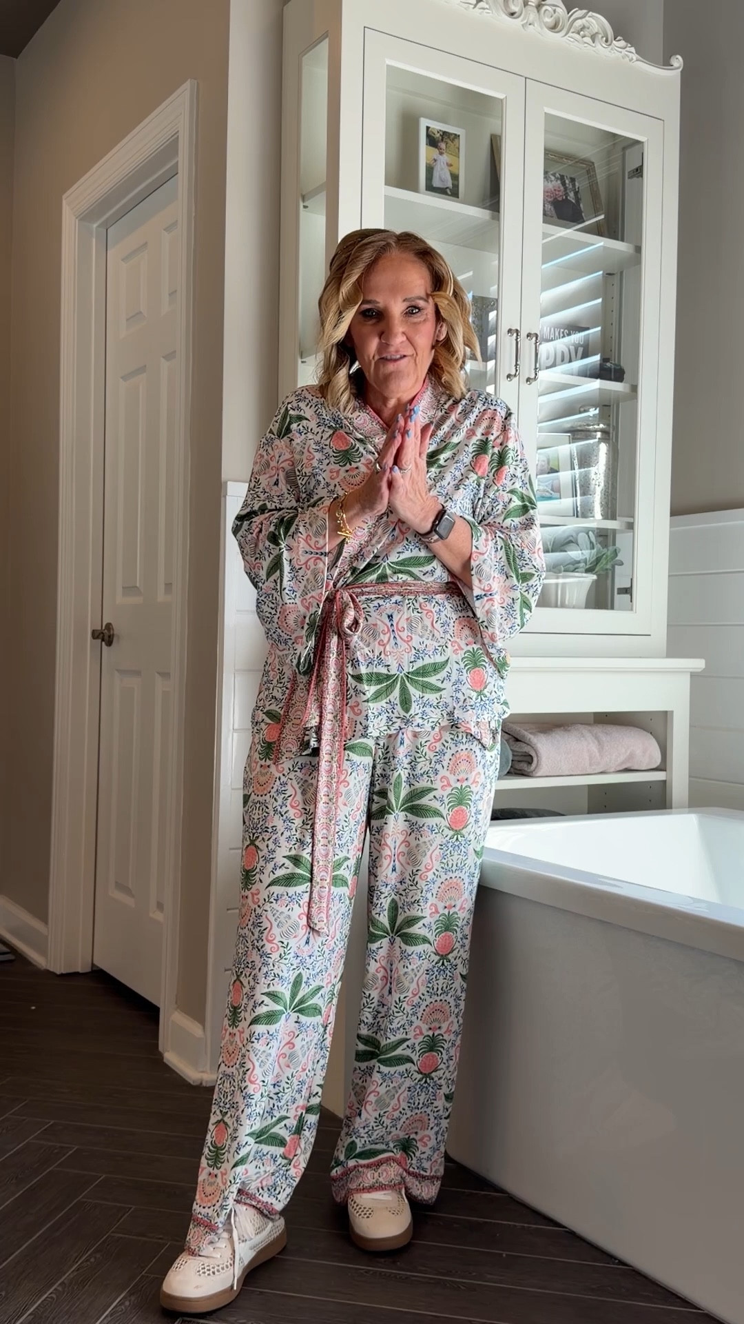 Had a great night meeting the @Belk team  
I picked up these pjs and I can’t stop wearing them. Lightweight knit in such a fun print. Wearing a medium  

#LTKPetite #LTKSaleAlert #LTKOver40