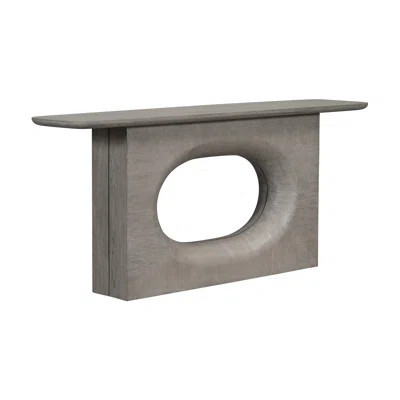 Luka 72" Wood Modern Console Table Dusted Stone Finish | Wayfair North America