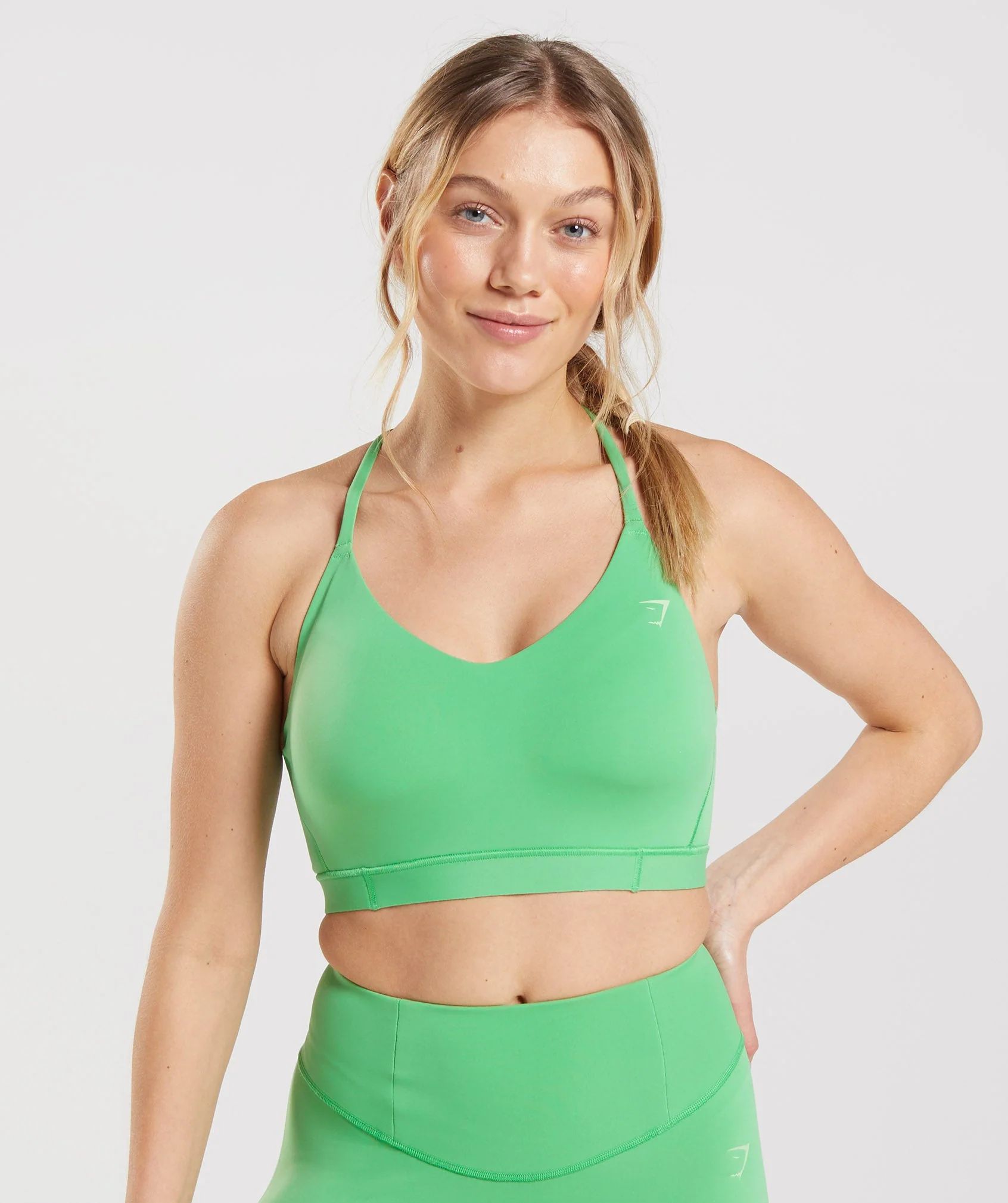 Gymshark Studio Sports Bra - Apple Green | Gymshark US