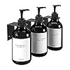 GOYISEE Shampoo and Conditioner Dispenser for Shower Wall,Shower Soap Dispenser 3 Chamber No Dril... | Amazon (US)