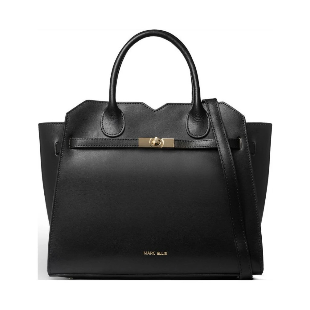 Antilia Twist-lock Tote Bag - female - Marc Ellis - Shopping Bags - Black - ONE SIZE - Bags | Miinto UK Ltd