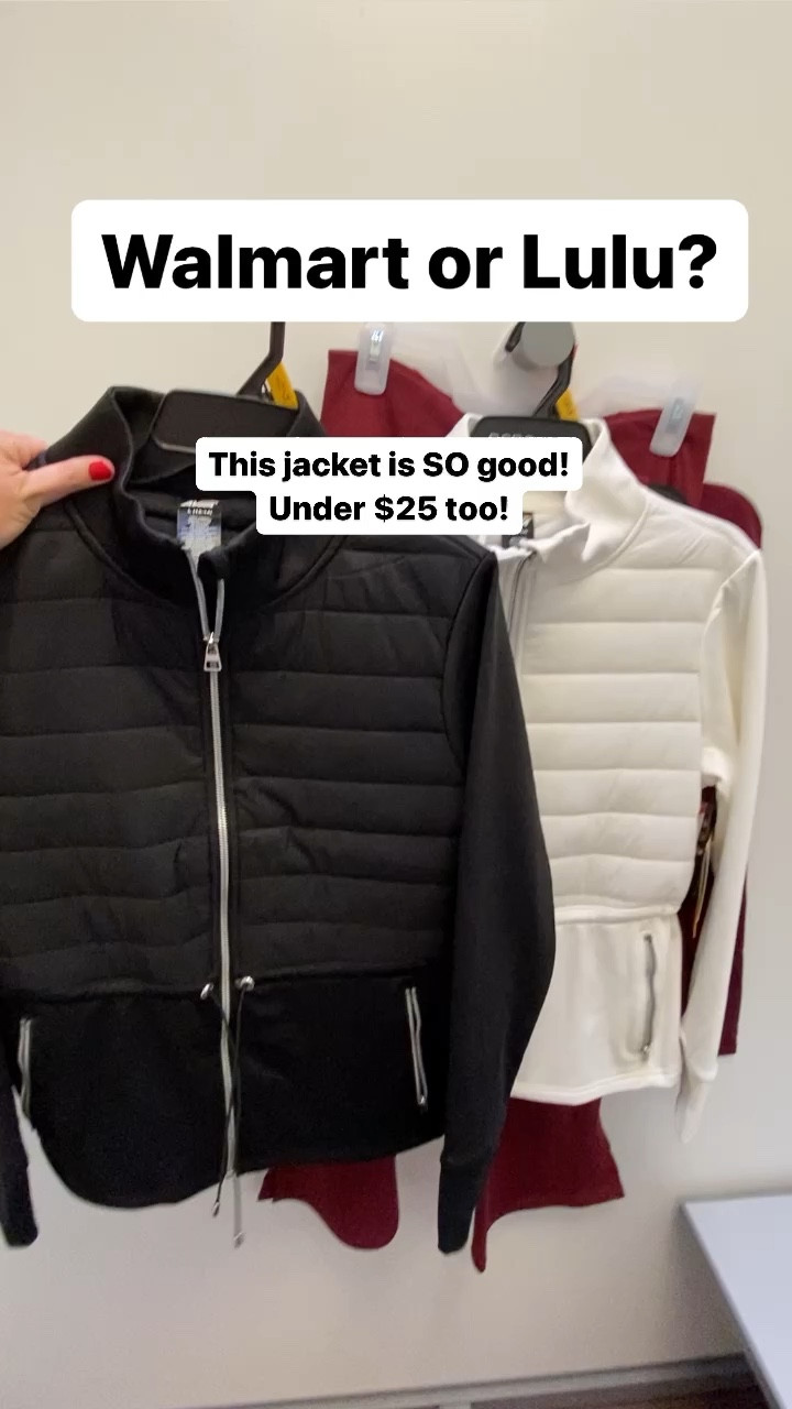 The best athletic jacket from Walmart!!! Lulu who??? Under $25 and amazing quality! I sized up to a LARGE in these jackets to leave room for layering!

#luludupe #walmartfashion #walmartpartner #workout #athleticwear 


#LTKVideo #LTKfindsunder50 #LTKmidsize
