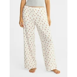 No Boundaries Sleepwear Cotton Boxer Pants, 31'' Inseam, Women’s - Walmart.com | Walmart (US)
