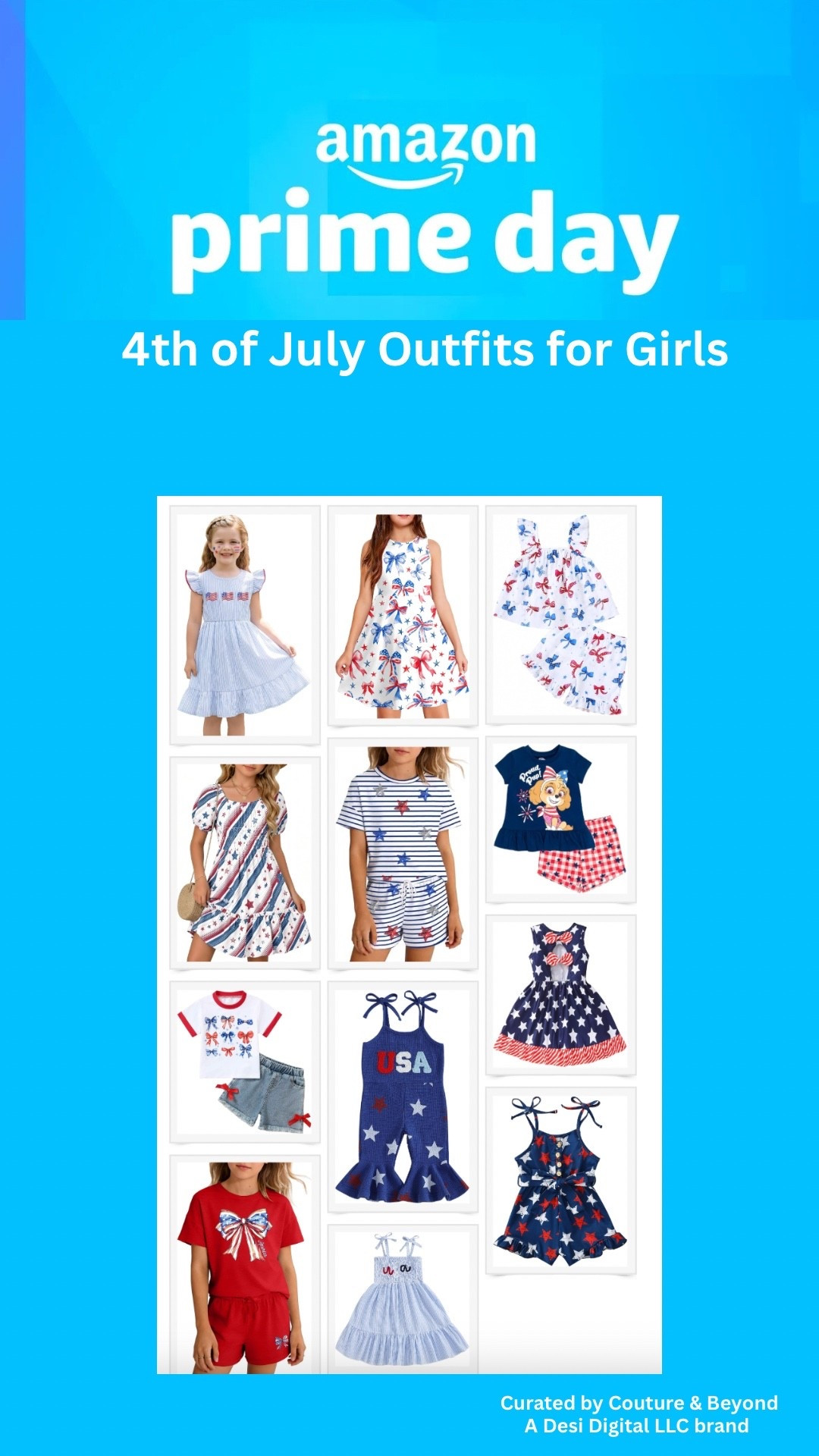 Prime Day 2026- 4th of July outfits- Girls