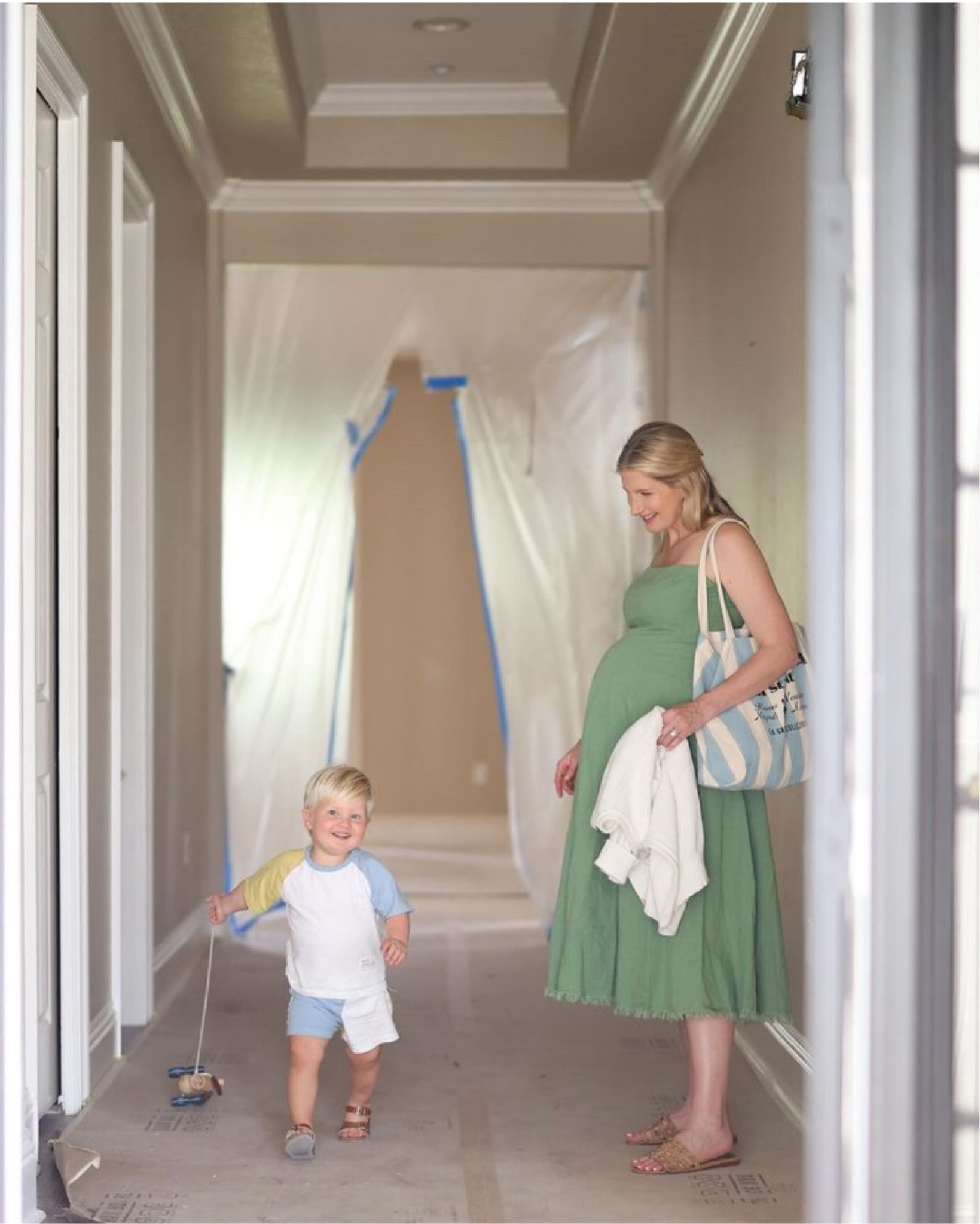 new house check-ins 💚 we love it here! 

#LTKhome #LTKbump #LTKfamily